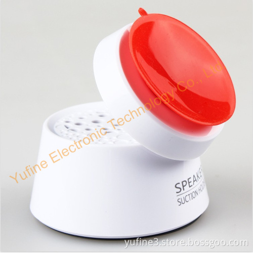 "Supply sucking disk speaker, mini adsorption speaker, crutch strange new speaker, suction holder speaker,hot selling speaker